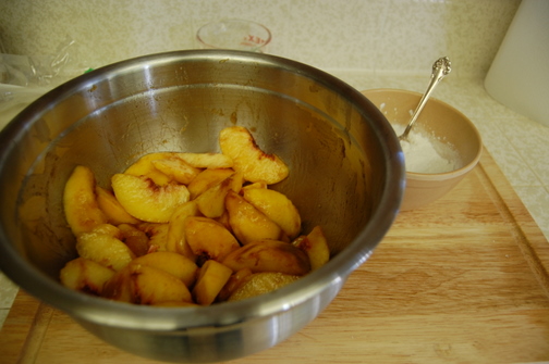 Vanilla Scented All Peach Pie